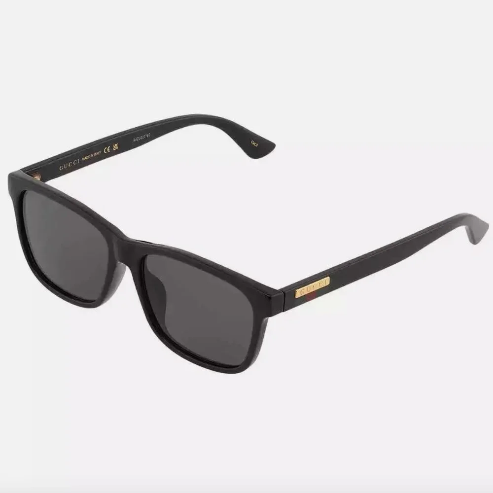 Gucci Grey Square Men's Sunglasses